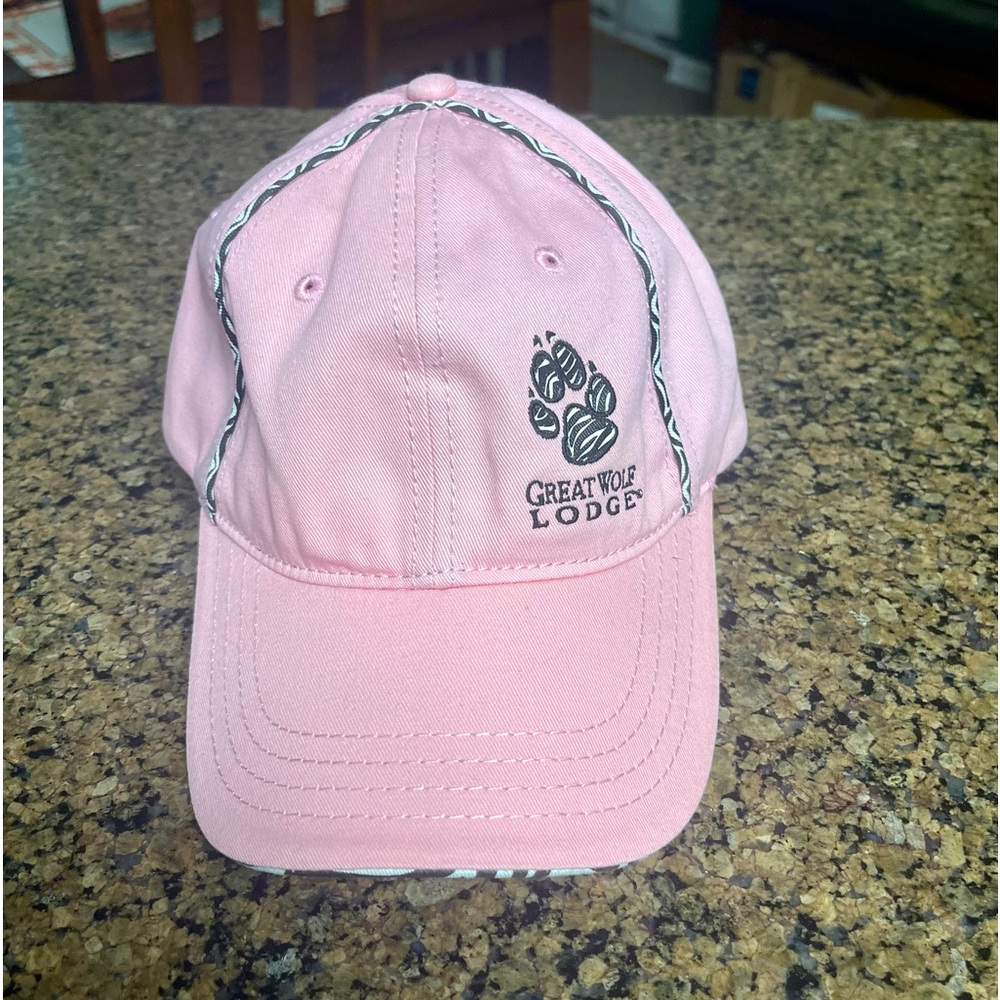 Great Wolf Lodge Hat Pink and Zebra Print NWOT